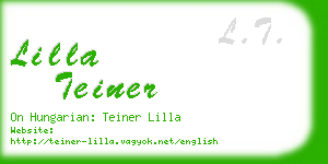 lilla teiner business card